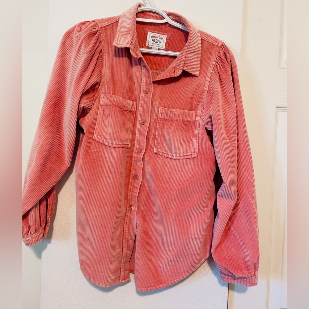 Ae Women's Oversized Corduroy Shirt